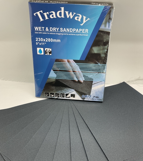 Wet & Dry sandpaper, Grit 180